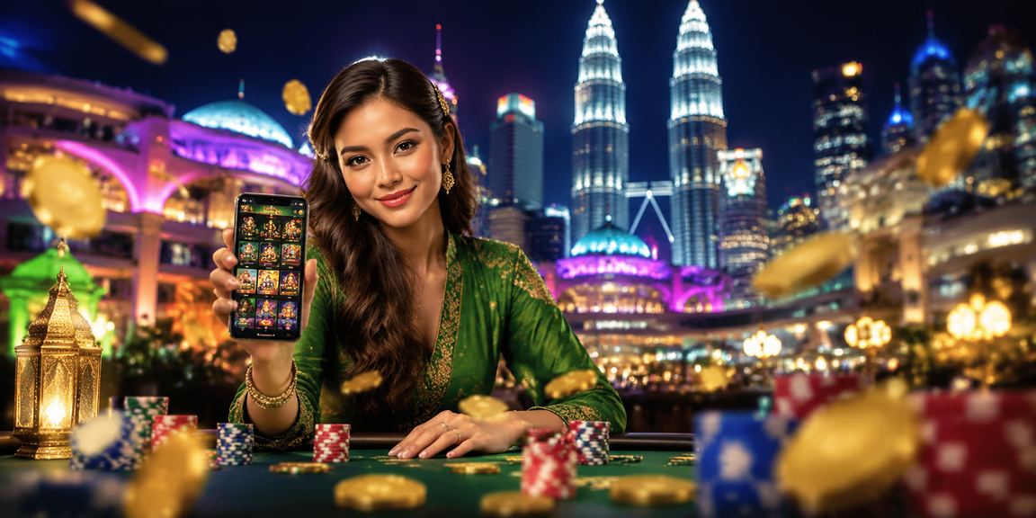 Aplikasi kasino pelita88 di telefon pintar digunakan semasa Hari Raya di Kuala Lumpur